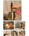 9.8CM 尼泊爾手工 喚醒吊繩缽 手持吊繩缽